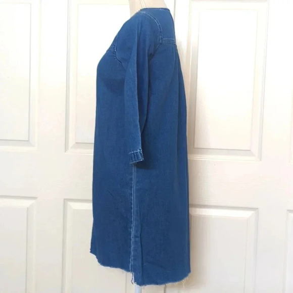 Madewell Denim Shift Dress - Picture 6 of 7